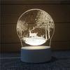 3d Nightlight Vision Bedroom Creative Desk Lamp Diy Holiday Gift Usb Direct Plug