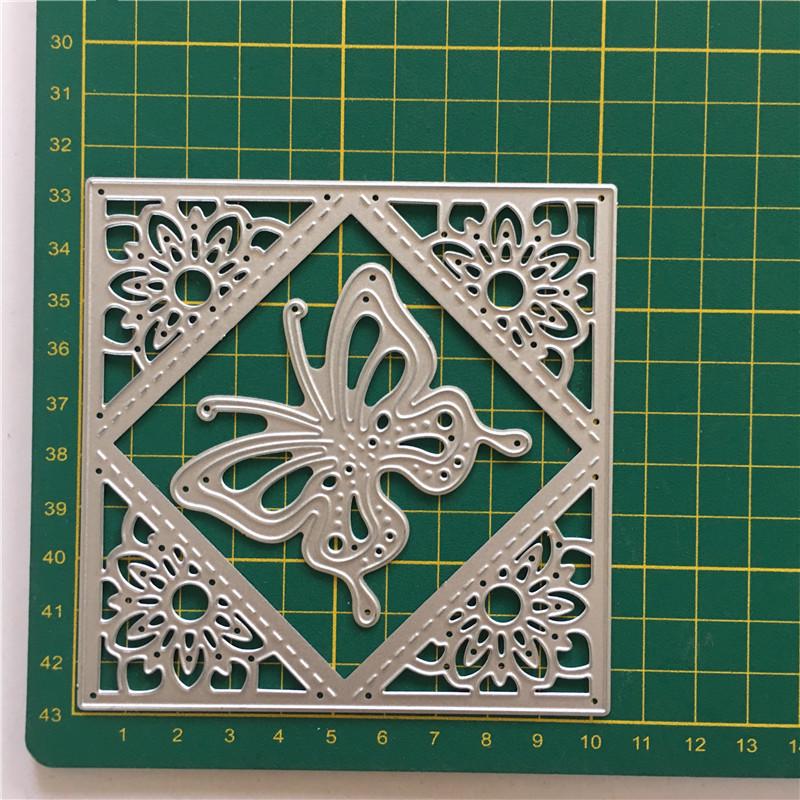 Butterfly Box Metalowe wykrojniki Szablony Die Cut dla DIY Scrapbooking Album Papier do wytłoczenia kart