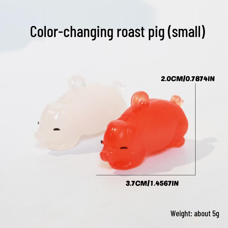 Color-Changing Roast Duck Pendant: Capybara Car-Mount Keychain Reacts To Light & UV Rays, Entertaining Novelty Item