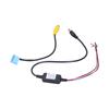 Car Relay Filter Rear View Camera Timer Delay with Reversing Adapter Cable Fit for RCD330G