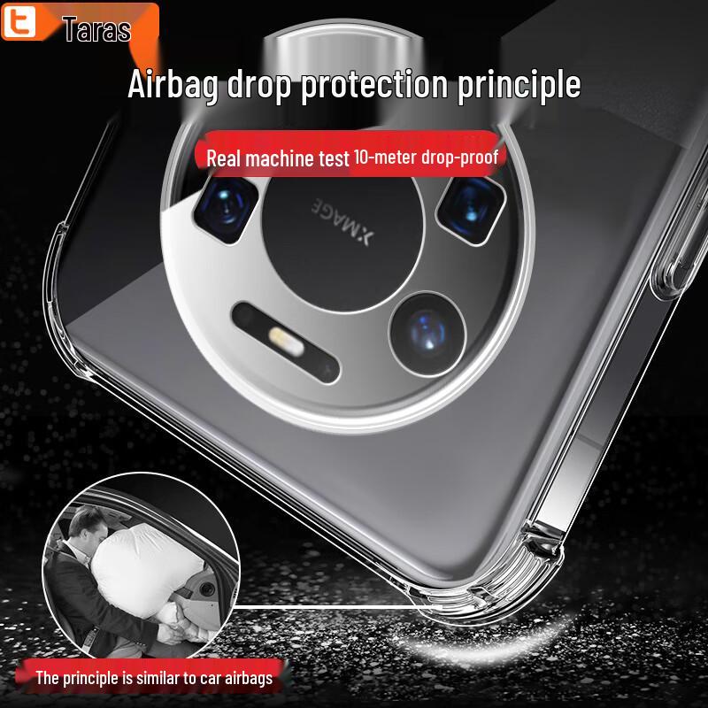 Tarass Airbag Clear TPU Case for Huawei Mate 80 Pro Max