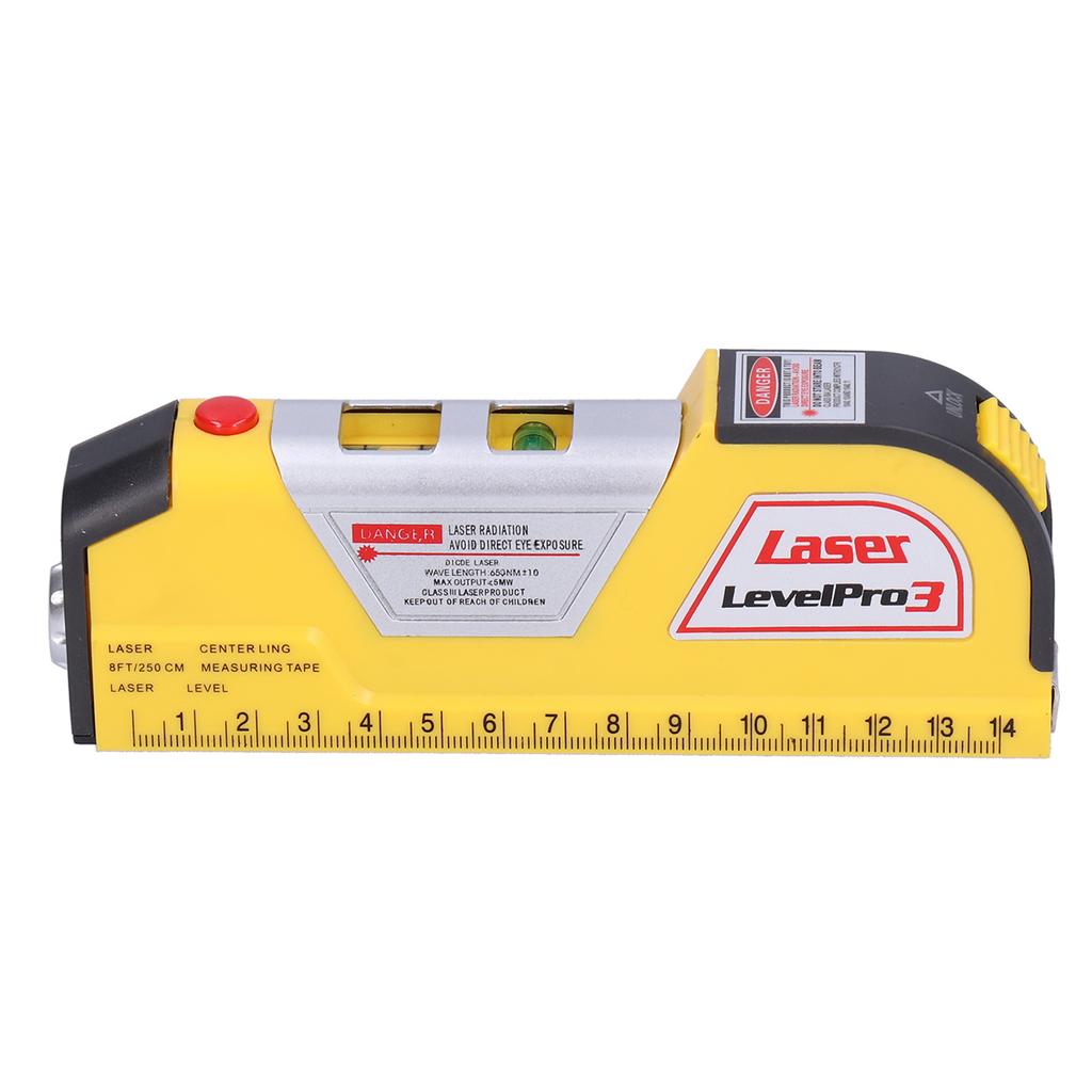 Infrared Level Measuring Ruler Tape Measure High Accuracy MultiFunction Mini Spirit Level Tool