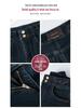 1031 Plus Velvet Winter Fishtail Jeans for Middle-Aged and Elderly Moms - Fashionable, High-Waisted, Slimming Flare, Plus Size.
