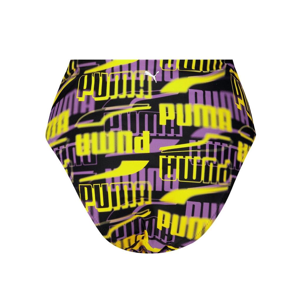 Puma Womens/Ladies Abstract High Waist Bikini Bottoms