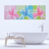 Canvas Print Colourful Flowers As Painted