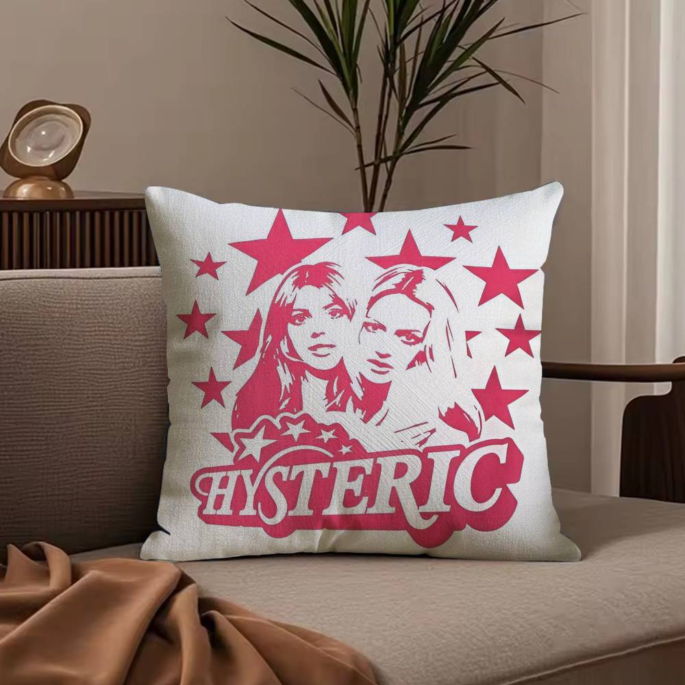 Стильная наволочка H-Hysteric Glamour Girl, противопылевая, с потайной молнией, из шелковистого короткого плюша, чехол для диванной подушки 30cmx30cm