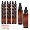 36 Pack Brown Travel Split Spray Bottle 2 Oz Essential Oil Small Spray Bottle Empty Bottle Set Equipped with Small Funnel