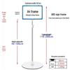 Jundingying Outdoor A4 Sign Holder Floor Stand