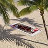 Jack of Hearts Beach Towel Patterned Sunscreen And Windproof Suitable For Swimming Pool Camping Travel Blanket