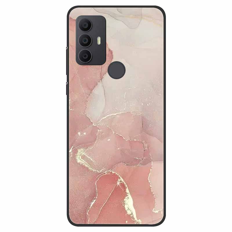 For TCL 30 SE Case Silicone Starry Space TPU Soft Back Cases For TCL 305 Cover Marble Painted for TCL 30SE TCL305 Fashion Bags