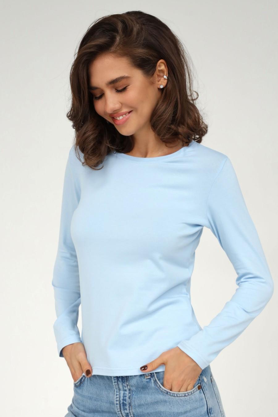 

Жіночий лонгслів German Volf (89693) 40(XS) французький небо синє кольору
