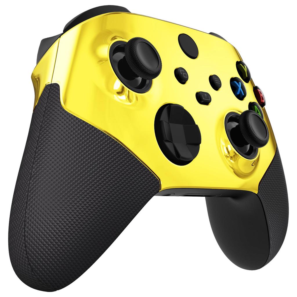eXtremeRate Redesigned Grip Handle Faceplate for Xbox Core ASR Version Performance Rubberized Side Rail Grip Shell for Xbox Series X S Controllers