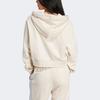 Adidas Originals Vrct Letter Logo Embroidery Loose Long Sleeve Hoodie Women Hoodie Beige IR6035