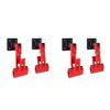 4lots Multifunctional Car Mat Clips Car Floor Mat Clips Vehicle Detailing Accessories Car Foot Mat Cleaning Clamps