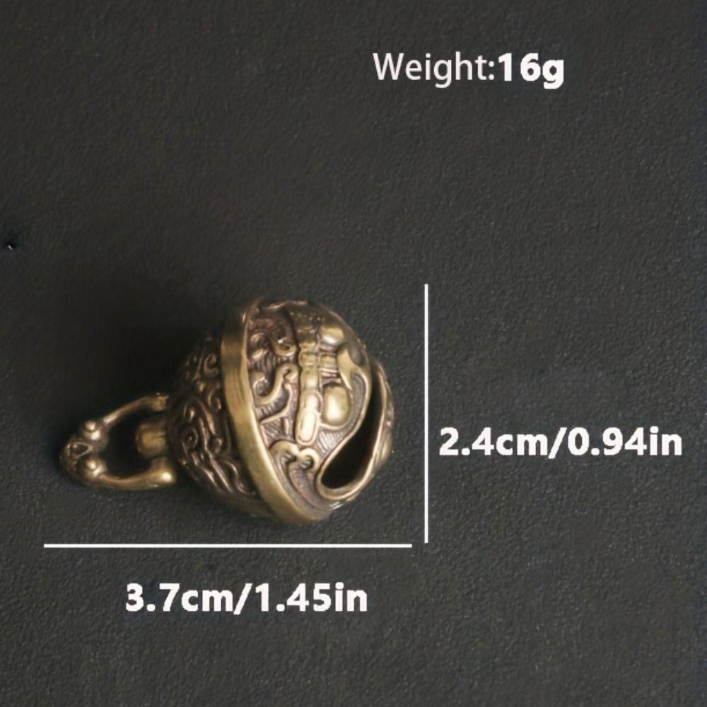 Gluttonous Gluttonous Bell Brass Waist Accessories Durable Small Copperware  For Gifts