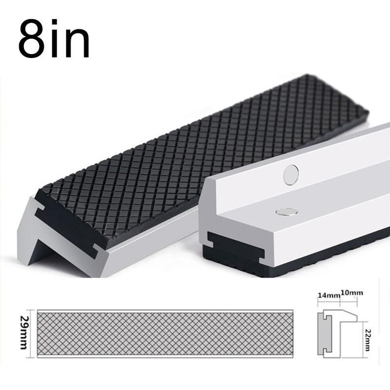100mm 4 Inches Bench Machine Tool Anti-slip Vise Grip Pad Machine Tool Cover Aluminum Alloy Cover Enhanced Control