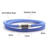 Minimalist 4mm Nylon Rope Bracelet Men Female Attract Magnet Lover Braslet Gift For Couple 100% Stainless Steel Braclet Joias