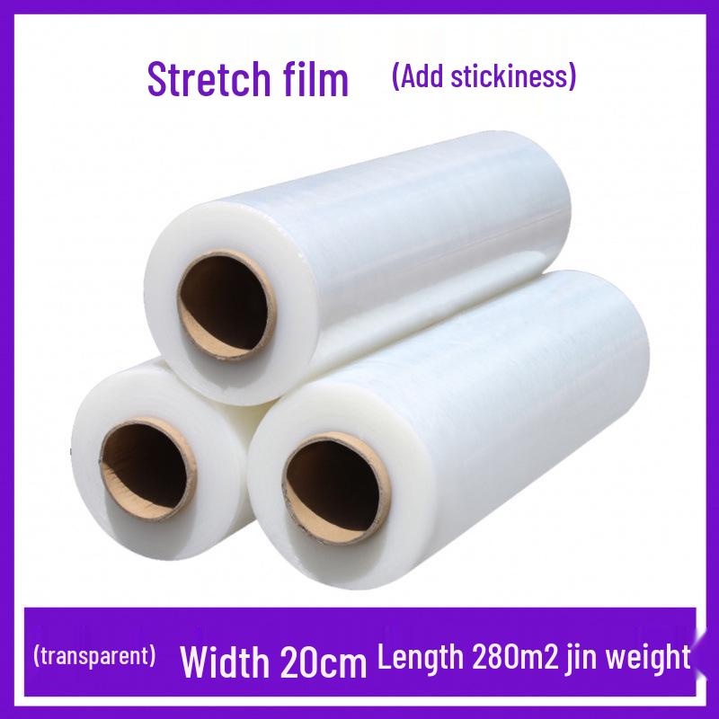 50 cm breite Kunststoff-Schutzfolie auf Rolle - PE Industrielle Frischhalte-Verpackungsfolie