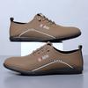 Men's shoes soft-soled men's leather shoes breathable new trendy casual leather shoes versatile Korean leather shoes