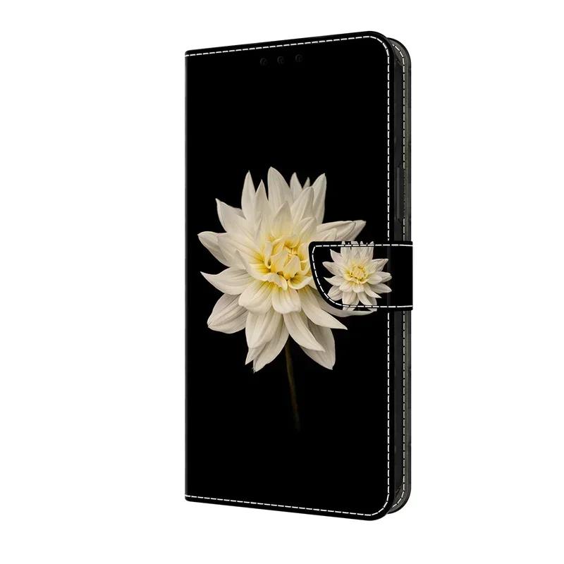 For Xiaomi Redmi 10C Case Stand Wallet Book Cover for Coque Redmi 10 Phone Case Redmi10A Fundas Flower Leather Protective Cases