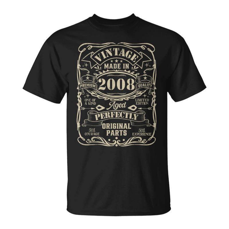 18 Year Old Vintage Made In 2008 18Th Birthday T-Shirt