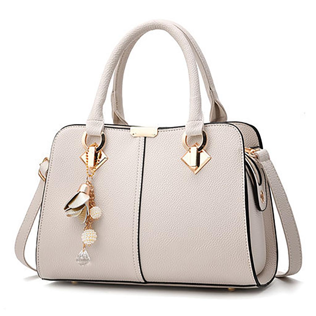PU Handbag Large Capacity Stylish Women Shoulder Handbag for Valentines Day Anniversaries Birthdays
