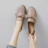 Mocasin din piele pentru femei în stil britanic - Pantofi plați cu talpă moale, Primăvara 2025, Mărimi 41-43