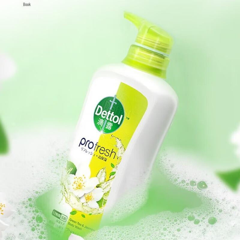 

Dettol Jasmine & Green Tea Refreshing Moisturizing Body Wash