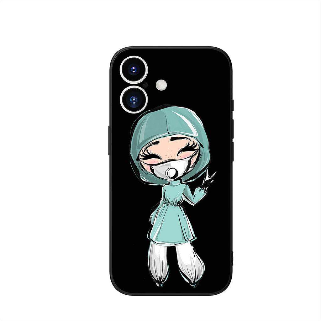 Nurse Queen Doctor Hero Fight Phone Cover Case for Apple iPhone 16 15 14 Plus 13 12 Mini 17 Pro Max + 16E Air 16+ ProMax Casing