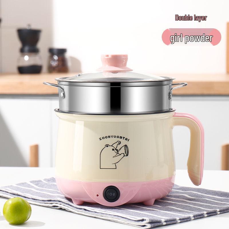 Multifunctional Electric Cooking Pot: Automatic Steamer, Boiler, Rice Cooker, and Hot Pot for Students and Dorms