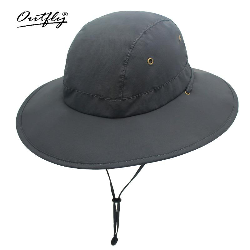 Summer Outdoor Sun Protection Fishing Hat Anti-splashing Surf Big Brim Sun Hat Bucket Hat