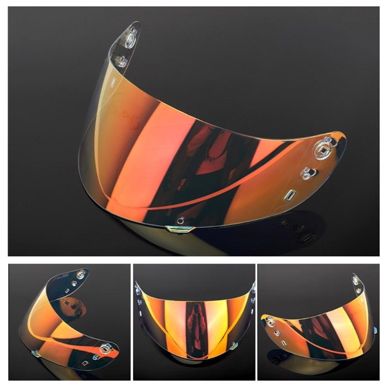 Vollvisier Helme Visier Linse Kratzfest Windschutz Helme Gesichtsschutz Ersatz Helme Visier für Icon IC-04
