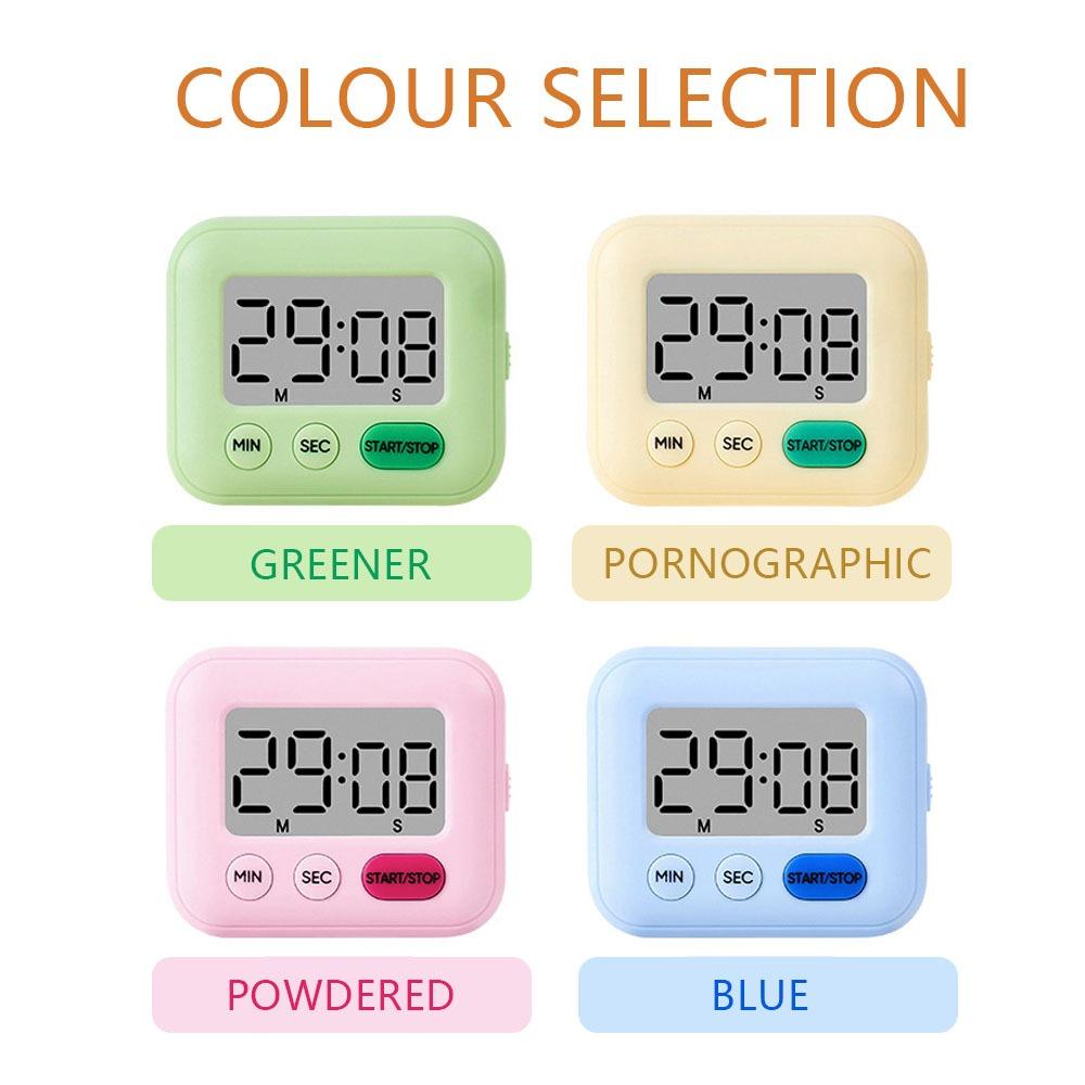 Digitální LCD kuchyňský časovač s vypínačem, ztlumením a hlasitým alarmem, 24 hodin, děti, učitelé, kuchyň