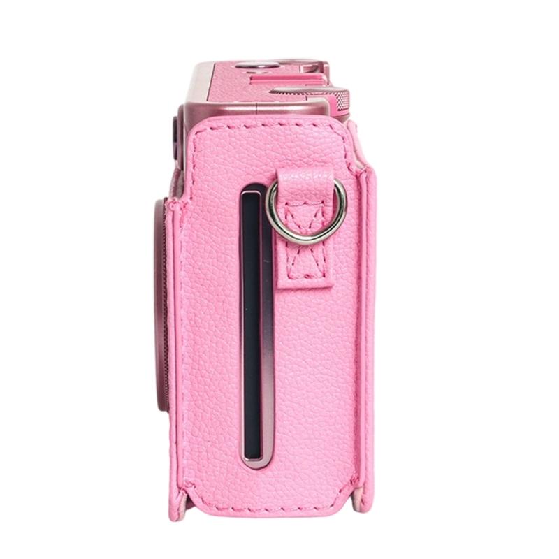 Stylish PU Leather Camera Bag for MiniEVO Camera Case Shoulder Bag with Soft AntiScratch Lining for Travel Photography