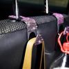 2-Piece Synthetic Diamond Car Hooks, Hidden Car Storage Hooks, Creative Car Seat Hooks & Hangers, Women's Car Accessories