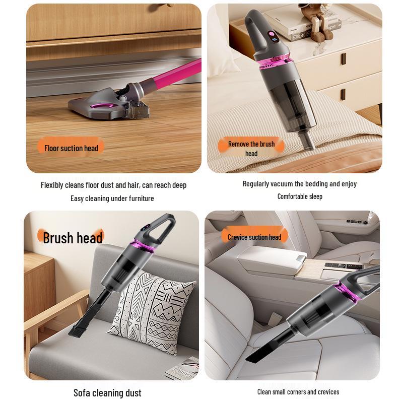 Wow Wireless Handheld Vacuum & Mop: High Suction, Small, Rechargeable, 2-in-1 for Home & Pet Hair.