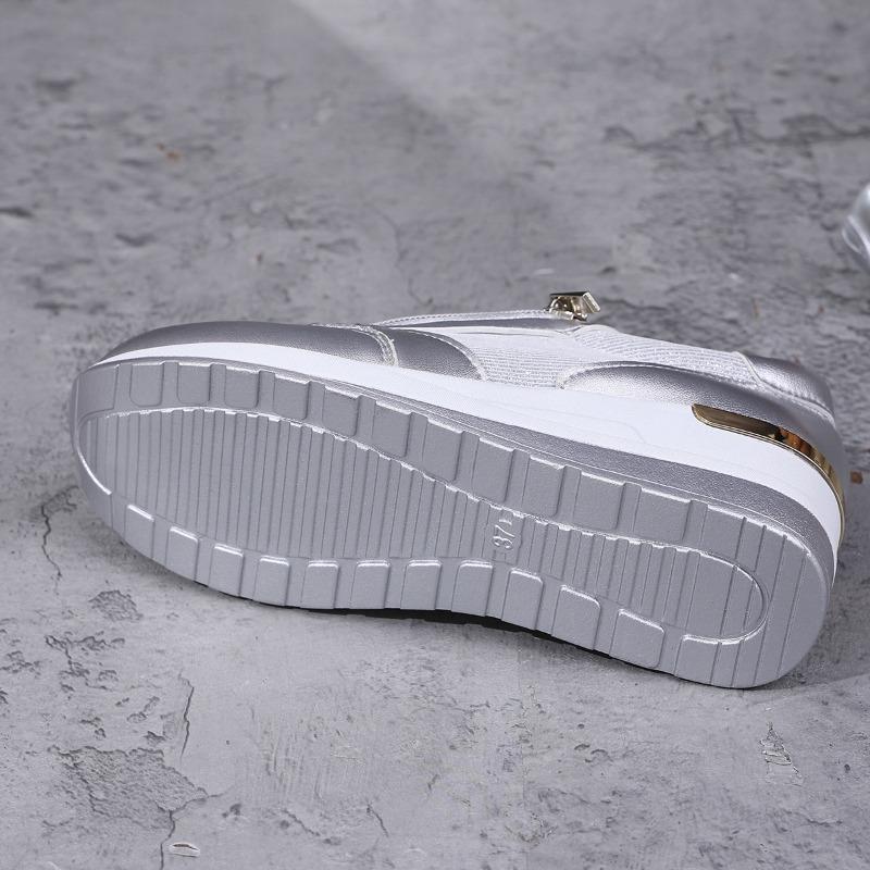 Plus-size Single Shoes Women's 2025 New Four-season Sneakers Korean Version of Trendy Women's Shoes