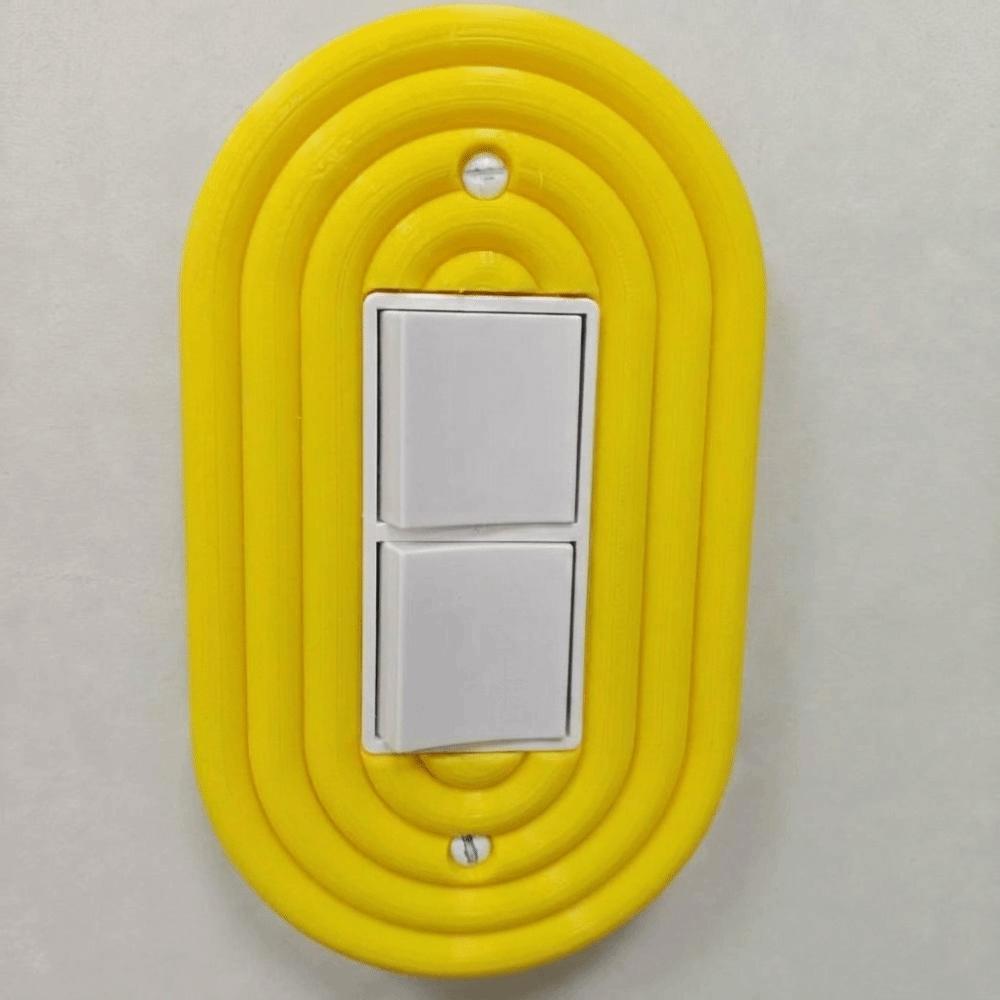 Multi-Color Wall Switch Panel Modern Striped Pattern Wall Switch Cover Switch Cover Plate Kitchen