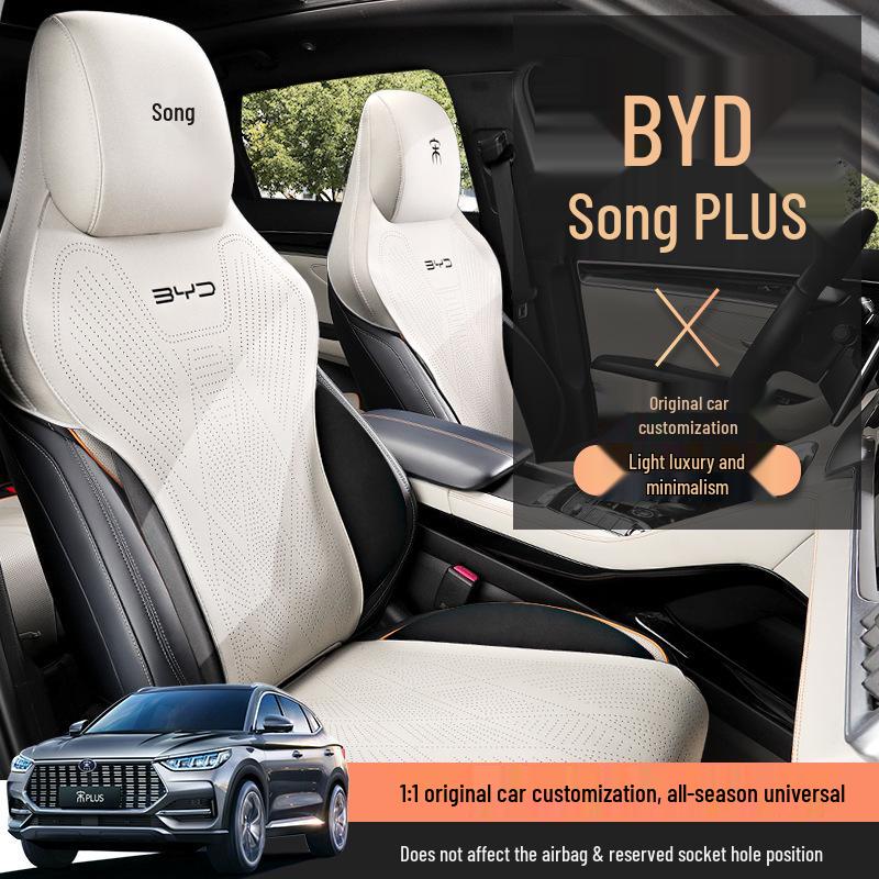 BYD Song PLUS Saddle Pad: Universal Half-Wrap Car Seat Cushion for All Seasons