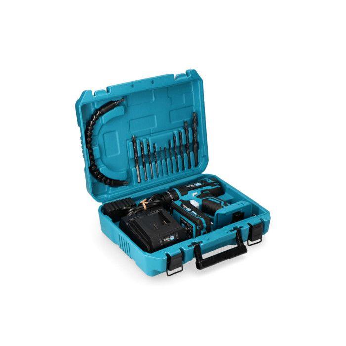 Perceuse-visseuse - KOMA TOOLS - 20V - Batterie Lithium-ion 2,0Ah - Chargeur inclus - Léger et ergonomique