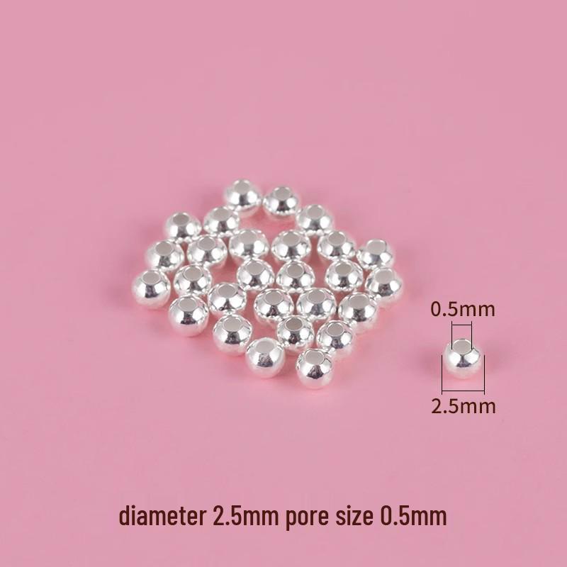 Perles Libres en Argent Sterling 925 pour la Fabrication de Bijoux DIY: Perles intercalaires pour bracelets et colliers