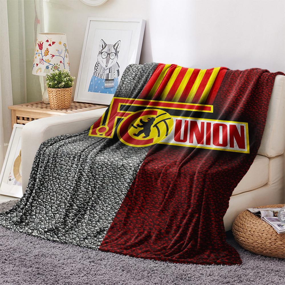 1.FC Union Berlin Flannel Blanket, High quality Comfortable for All Seasons, Home Decor, Warmth and Comfort