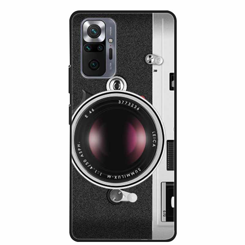 Per Xiaomi Redmi Note 10 Pro Custodia Moda Morbido Silicone Cover per Telefono per Redmi Note10 Pro Max Coque M2101K6G Paraurti Cool Funda