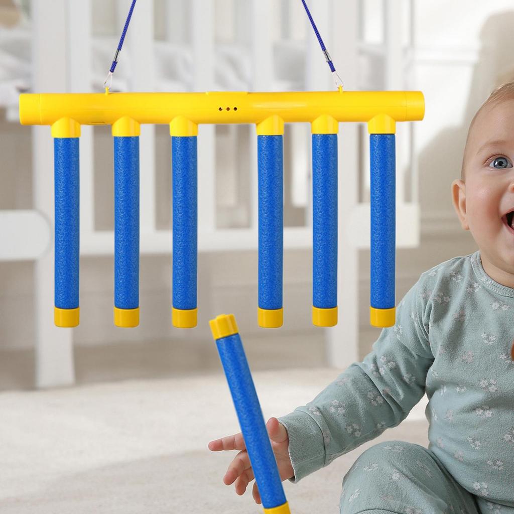 Falling Sticks Game Falling Sticks Catching Game Hand Eye Coordination Reactivity Training for Kids Yellow and Blue party gift