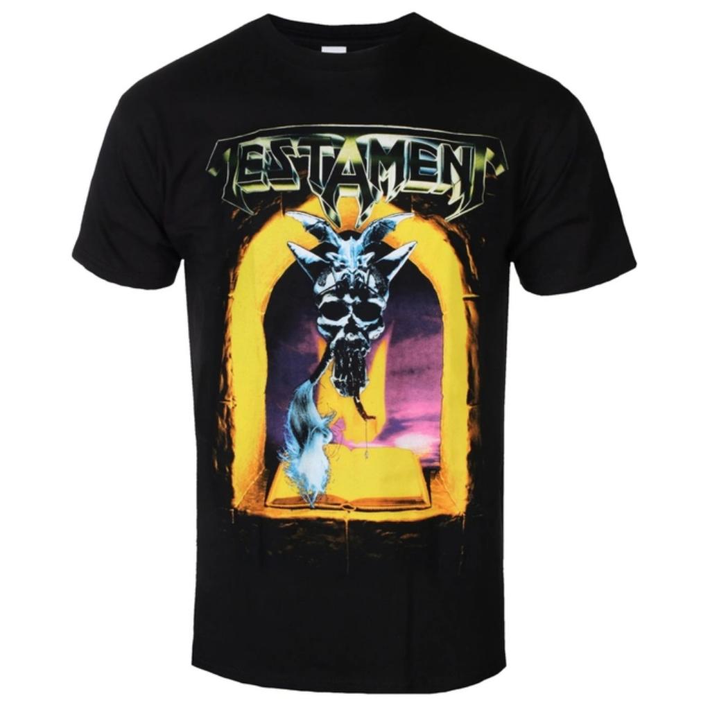 Testaunisext Bay Area Thrash Pattern Printed Tshirt Retro Rapids Metal Band Tshirt Suitable For Both Unisex And Unisex To Wear