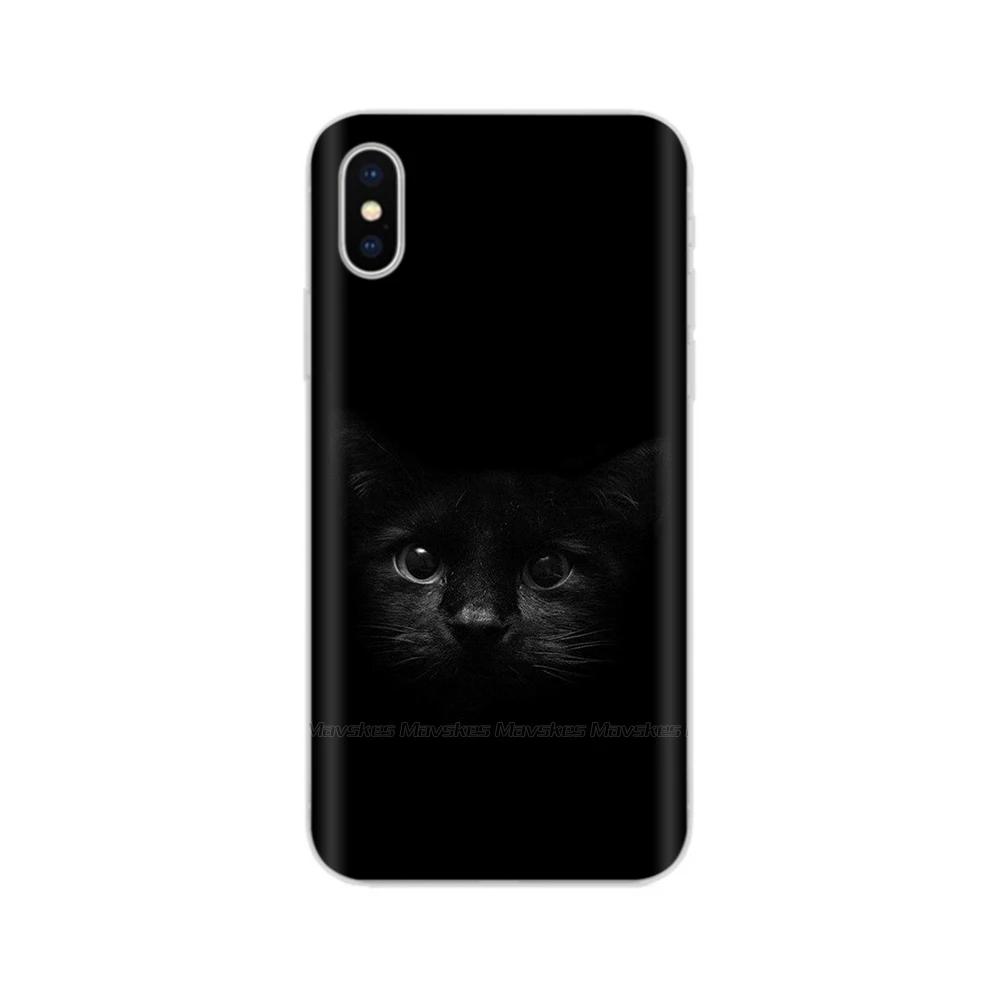 For iPhone X Case For iPhone Xs Case Fashion Soft Silicone Housing For iPhoneX Transparent Phone Back Covers Shell Flowers Coque