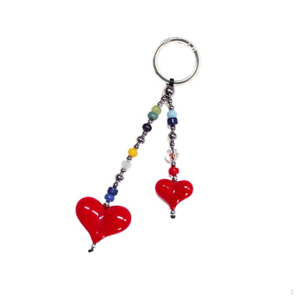 Beaded Keychain Backpack Decoration Portable Cute Hanging Ornament Decorative Pendant for Birthday