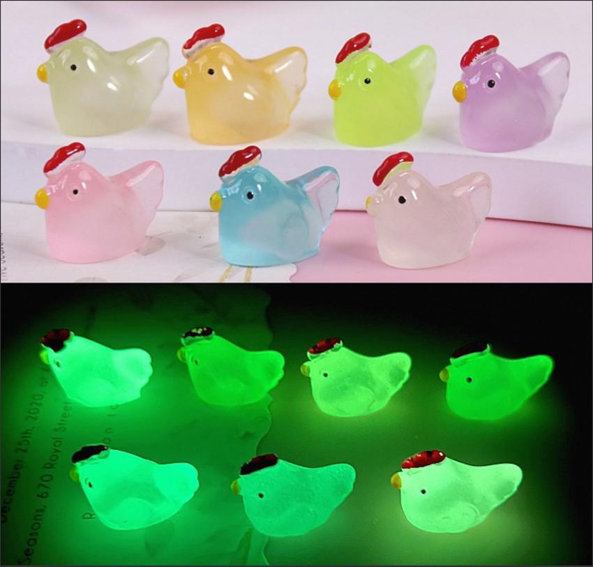 DIY 3D Luminous Chick Resin Ornaments: Micro Landscape and Photography Props with Small Animal Designs