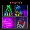 YongMing LED Neon Light, Purple, 2835, 600 LEDs, 5m, Waterproof, Indirect Lighting, Decorative, 12V, Cuttable, 1pc