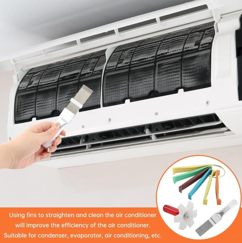 Plastic Air Conditioning Fin Comb Accessories Condenser Radiator Fin Brush for Auto Cooling System Condenser Comb Kit